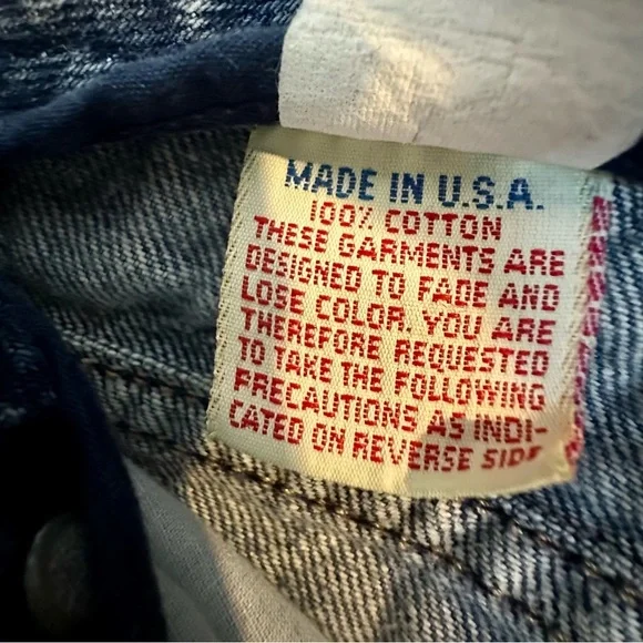 Vintage Calvin Klein Denim Jeans High Waist Straight Leg Jeans Light Wash - Picture 5 of 8